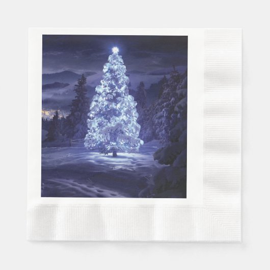 kerstboom servet (Voorkant)