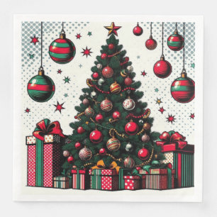 kerstboom servet