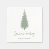 Kerstboom Servet (Voorkant)