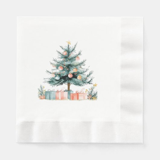 kerstboom servet (Voorkant)