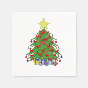 Kerstboom Servet