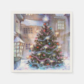 kerstboom  servetten (Voorkant)