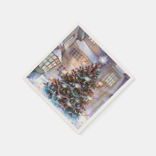 kerstboom  servetten (Hoek)