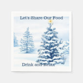 kerstboom servetten (Voorkant)