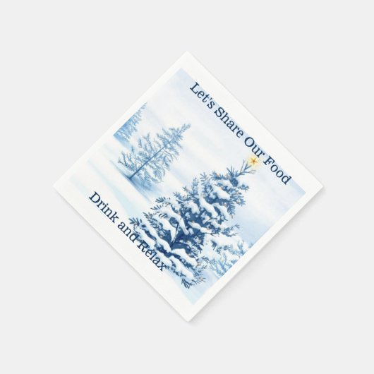 kerstboom servetten (Hoek)