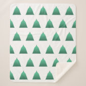 Kerstboom Sherpa Deken (Voorkant)