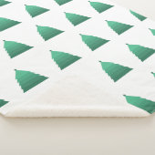 Kerstboom Sherpa Deken (3/4)