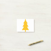 kerstboom Silhouette 6 Post-it® Notes (Op bureau)