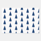 Kerstboom Silhouette Art Inpakpapier Vel (Voorkant)