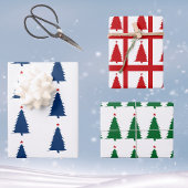 Kerstboom Silhouette Art Inpakpapier Vel