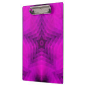 Kerstboom Silhouette en Paarse sterrengradiënt Klembord (Links)