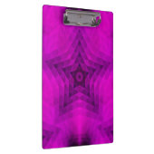 Kerstboom Silhouette en Paarse sterrengradiënt Klembord (Rechts)