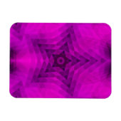 Kerstboom Silhouette en Paarse sterrengradiënt Magneet (Horizontaal)