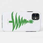 Kerstboom Sjabloon Groen Case-Mate iPhone Case (Achterkant (horizontaal))