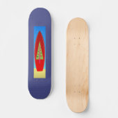 Kerstboom Skateboard (Voorkant)