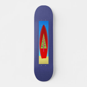 Kerstboom Skateboard