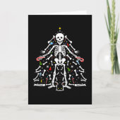 Kerstboom Skelet Kaart (Voorkant)