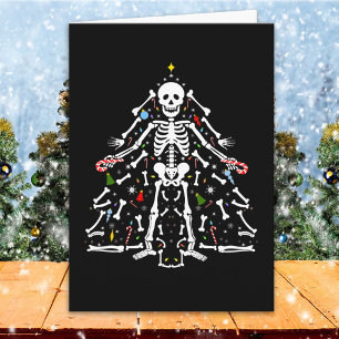 Kerstboom Skelet Kaart