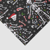 Kerstboom Skelet Patroon Tissuepapier (Detail)
