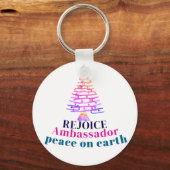 Kerstboom Sleutelhanger (Achterkant)