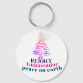 Kerstboom Sleutelhanger (Achterkant)