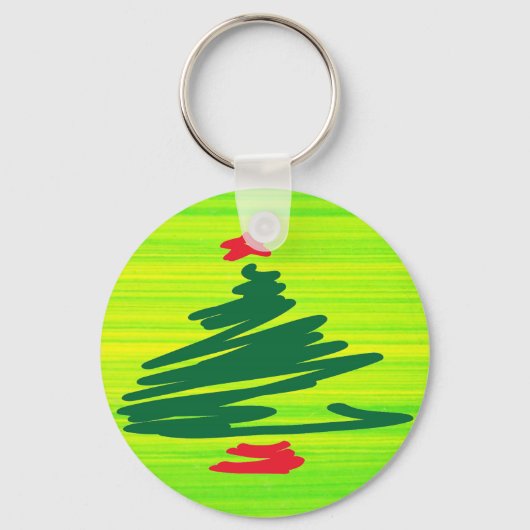 kerstboom sleutelhanger (Voorkant)
