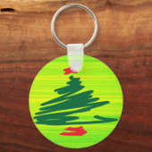 kerstboom sleutelhanger (Voorkant)