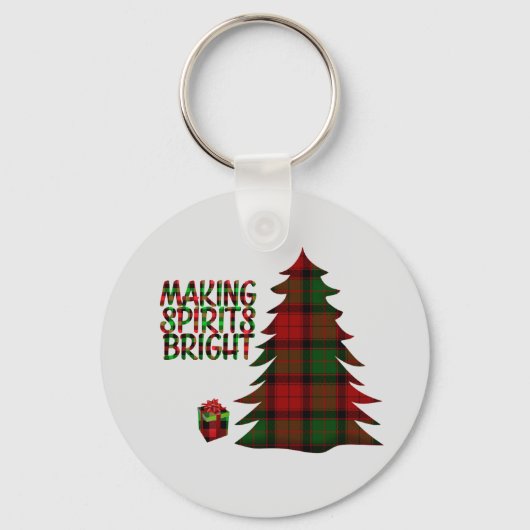 kerstboom sleutelhanger (Voorkant)