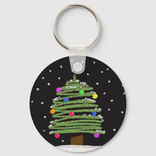 kerstboom sleutelhanger (Voorkant)