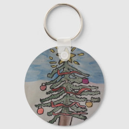 kerstboom sleutelhanger