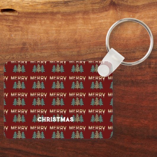 kerstboom sleutelhanger (Voorkant)