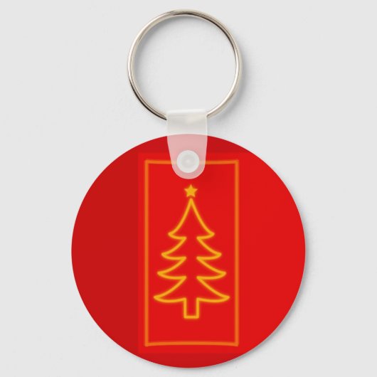 kerstboom sleutelhanger (Voorkant)