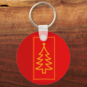 kerstboom sleutelhanger (Voorkant)