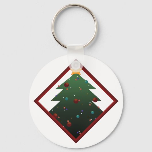 kerstboom sleutelhanger (Voorkant)