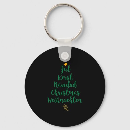 kerstboom sleutelhanger (Voorkant)