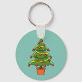 kerstboom sleutelhanger (Voorkant)