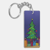 kerstboom sleutelhanger (Voorkant Links)