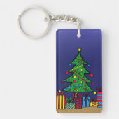 kerstboom sleutelhanger (Voorkant)