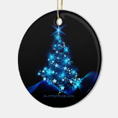 Kerstboom SlipperyJoe sterren mousserende lichten Keramisch Ornament (Links)