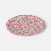 Kerstboom Snack Cake Papier Borden Papieren Bordje (Gekanteld)