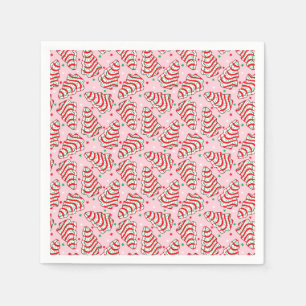 Kerstboom Snack Cake Papier Borden Servet