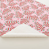 Kerstboom Snack Cake Sherpa Deken (3/4)