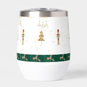 Kerstboom, sneeuw, herten inpakpapier (Voorkant)