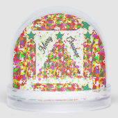 Kerstboom  sneeuwbol (Voorkant)