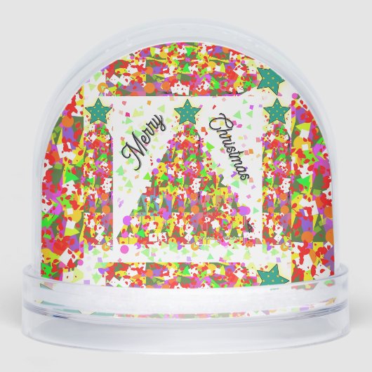 Kerstboom  sneeuwbol (Voorkant)