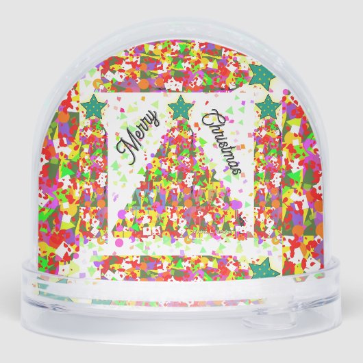 Kerstboom  sneeuwbol (Achterkant)