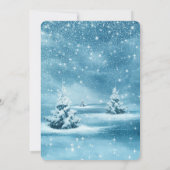 Kerstboom, Sneeuwgezelschap Kaart (Achterkant)