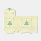 Kerstboom sneeuwvlok gunst doos bedankdoosjes (Uitgevouwen)