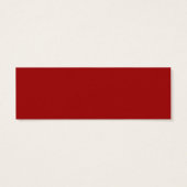 Kerstboom sneeuwvlok rood bruiloft Drink tickets Mini Visitekaartjes (Achterkant)