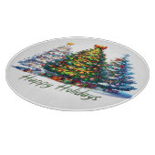 Kerstboom snijplank (Hoek)